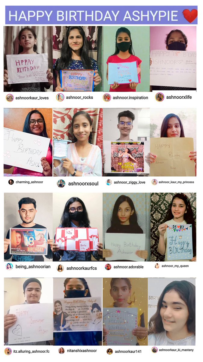 beingashnoorian's tweet photo. Happy Birthday from Ashnoorians @ashnoorkaur03 
#AshnoorTurns18 https://t.co/eVUqn4bUr3