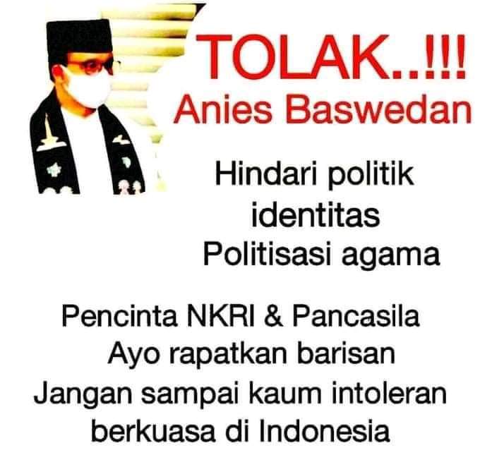 Cebong akan tetap satu suara menolak <a href="/aniesbaswedan/">Anies Rasyid Baswedan</a> 😁