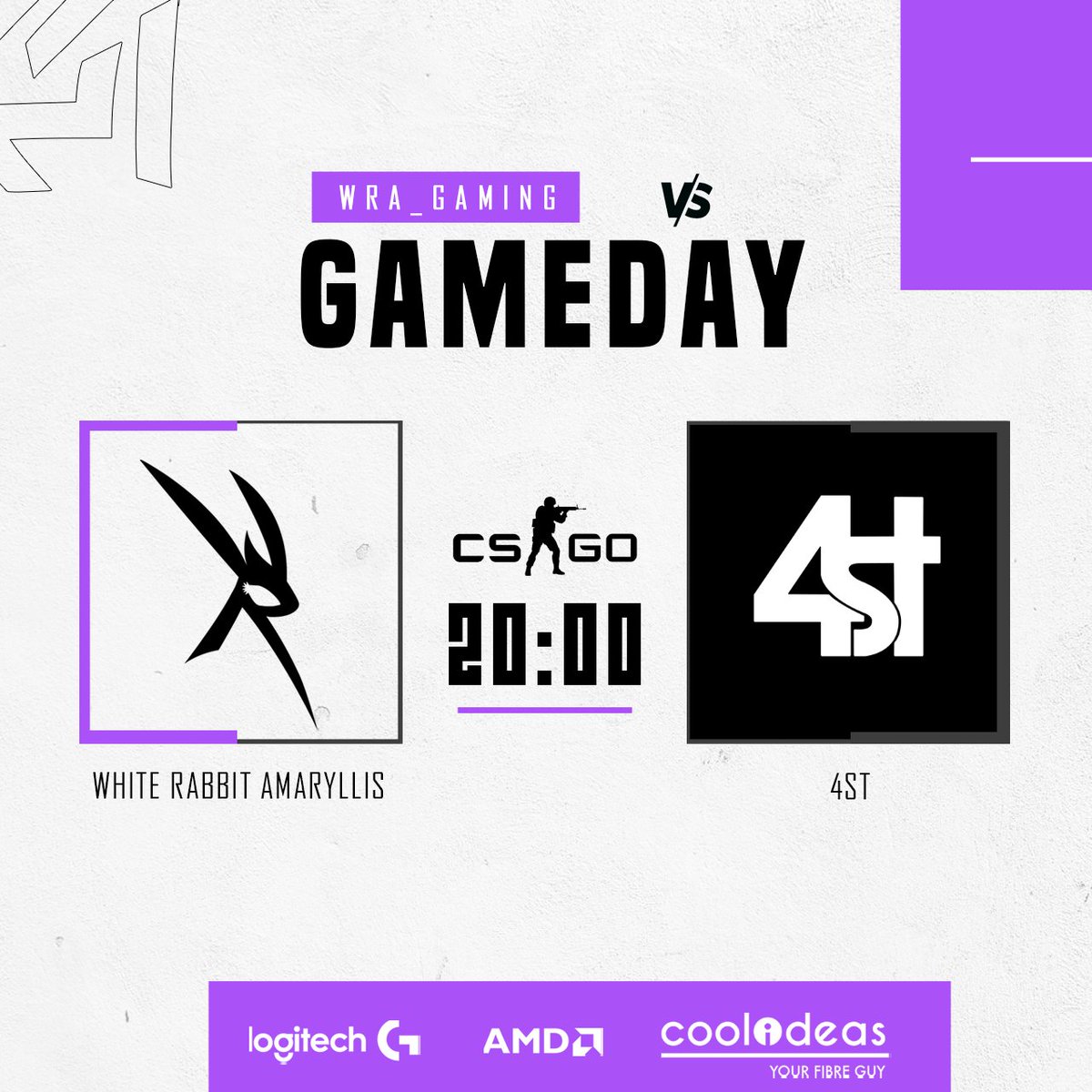 Happening tonight, we are playing 4ST in some DGL action.
Keep an eye on our gamers to watch the stream.
#WRG #WRGA #LogitecgG #CoolIdeasISP