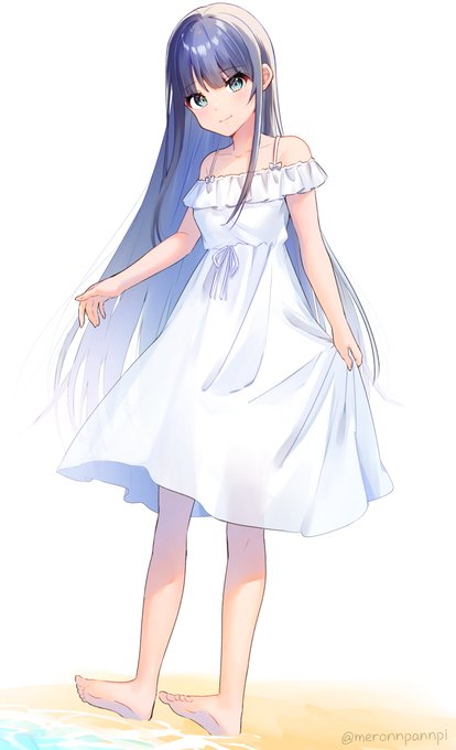 白ワンピースのtwitterイラスト検索結果
