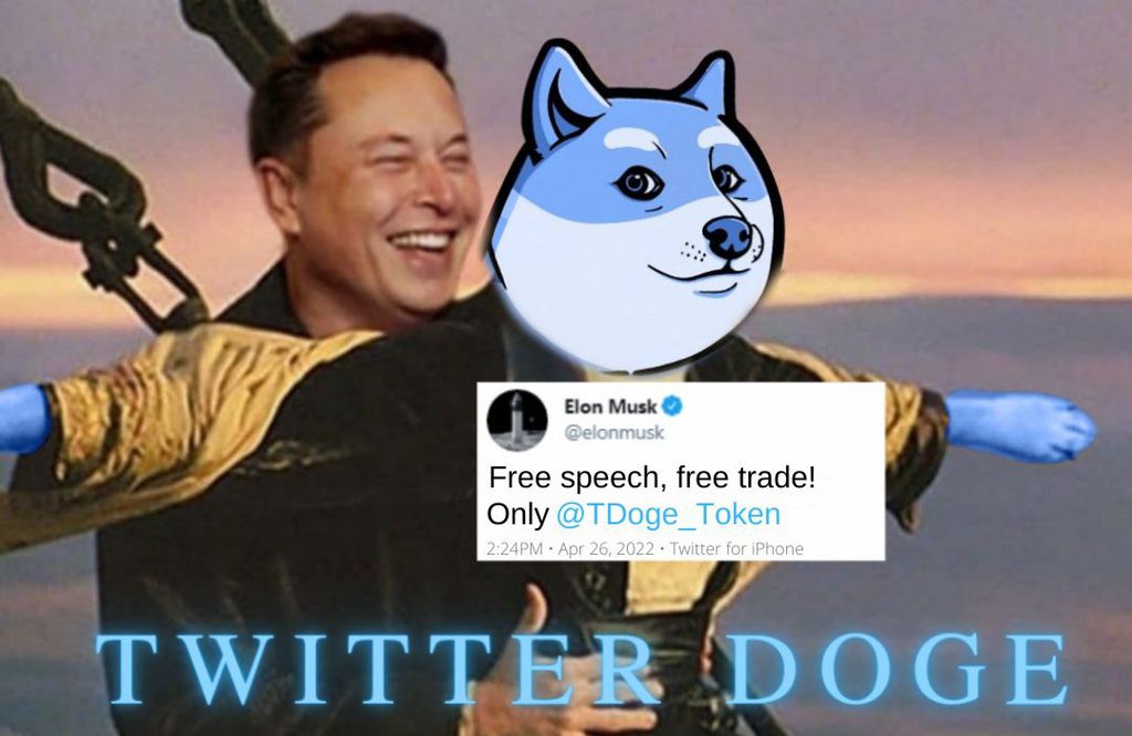 TDoge_Token's tweet photo. @elonmusk Out here rewarding Twitter Doge holders with Doge coin @elonmusk @dogecoin @BillyM2k https://t.co/CXHSfNFJnZ