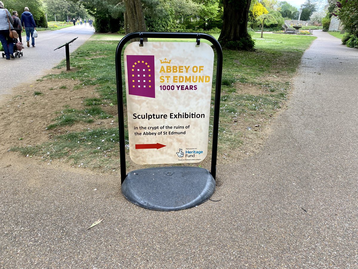 The first exhibit in the Abbey 1000 Monthly Sculpture Exhibition is now on display in the Abbey Gardens. The Monk by artist Nigel Kaines and Kevin Baldwin from Designs On Metal can be found among the Abbey ruins. Just follow the signs!
