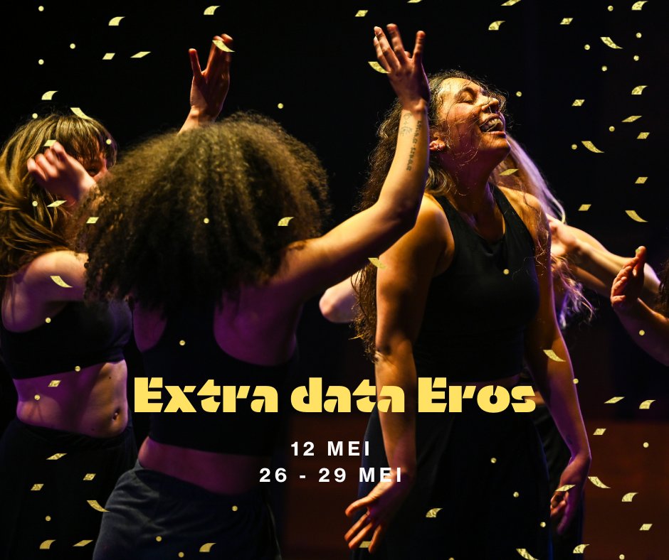 Goed nieuws! We spelen extra lang in Utrecht 🥳.
Speeldata: 12 t/m 22 mei - 26 t/m 29 mei
Kaarten: <a href="/SpringUtrecht/">SPRING</a>, 
bit.ly/3MjT5gP