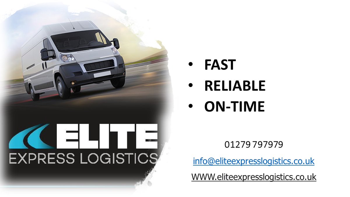 theeliteexpress's tweet photo. Do you need a #dedicated #sameday #delivery?
We have a fleet range from motorbikes to 13.6m (Artic) to cover every delivery need.
Contact us on today for a quote.
📞01279 797979
📧info@eliteexpresslogistics.co.uk
#samedaycourierservice #logistics #transportation #shipping https://t.co/yOnFrjd6vv