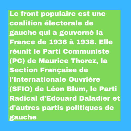 Pole__Geopol's tweet photo. À l'occasion de la journée anniversaire de la victoire du Front Populaire, Géopol a décidé de décrypter cette coalition de gauche qui a dirigé la France de 1936 à 1938 https://t.co/yGKWquuw7o
