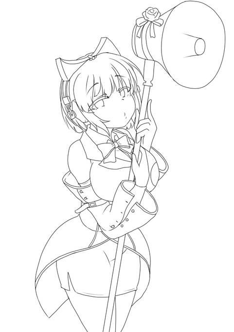 線画はでけた
これから夜勤 