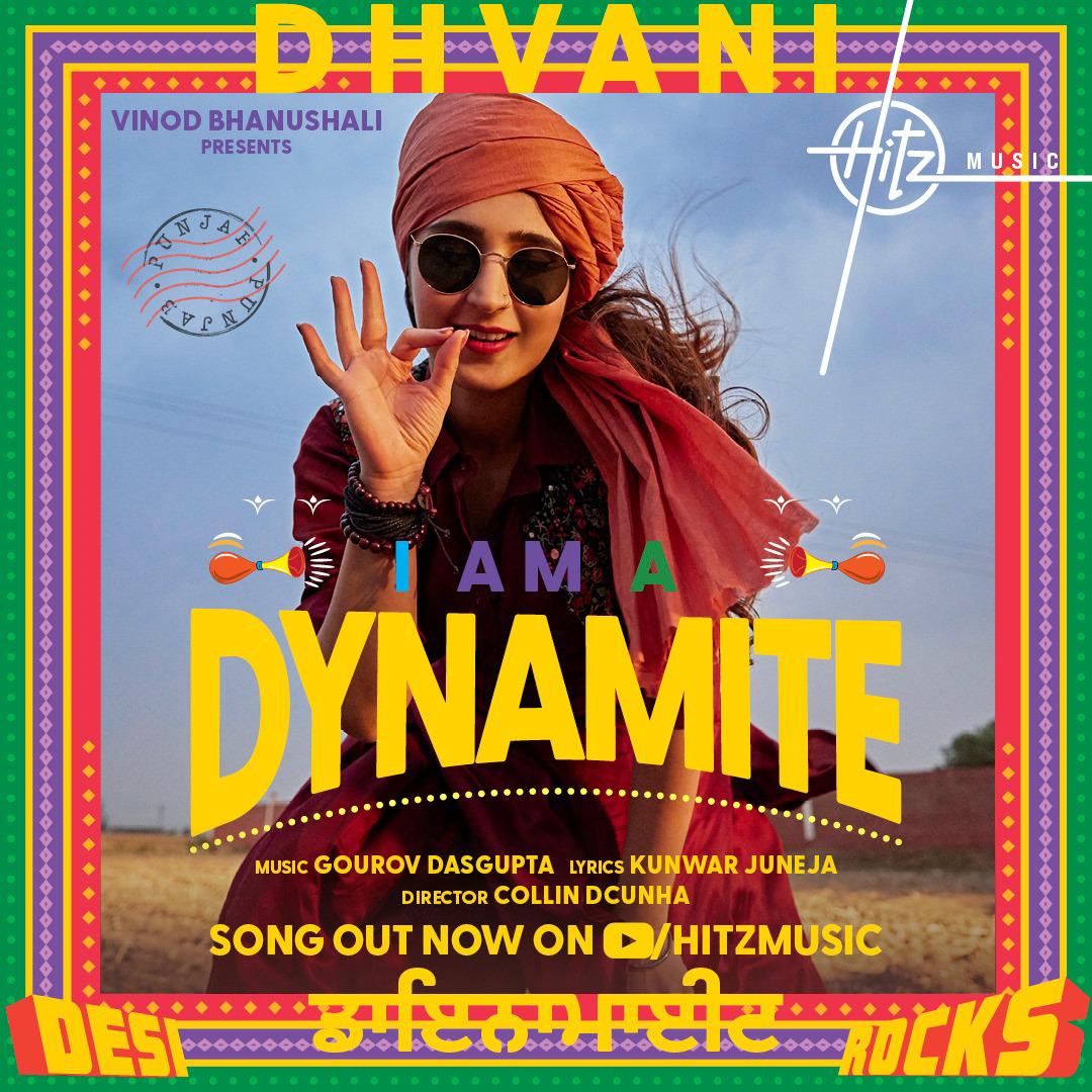 I am A DYNAMITE song is out now on HiTZMUSIC Youtube channel
You will enjoy listening to this song 
#DynamiteDhvaniBhanushali