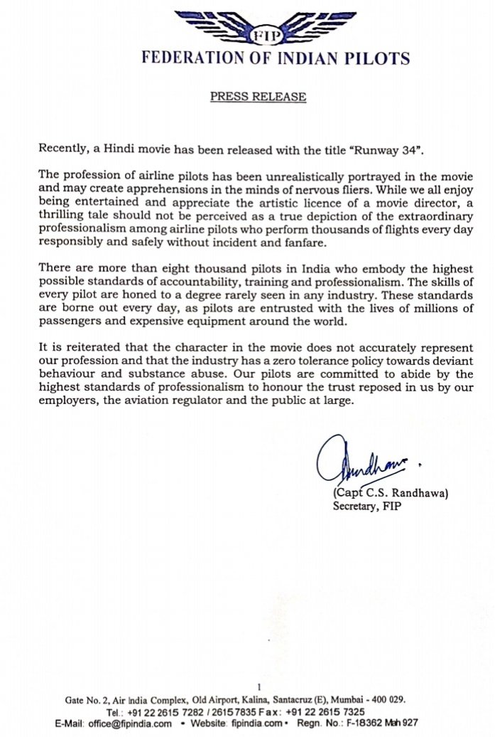 An important message from our friends at the FIP 
"Our pilots are committed to abide by the highest standard of proffesionalim to honour the trust reposed in us by our employers, the aviation regulator and the public at large"
<a href="/PilotsIndian/">Indian Commercial Pilots' Association</a> <a href="/AlpaIndia/">Alpa India</a> 
#safeskies