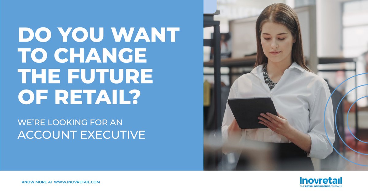 InovRetail's tweet photo. We are launching our cutting edge solution #Seeplus Buy Online Pick Up Anywhere this very moment. To be successful in Spain we want to attract the best SaaS Key Account Executives.
If you would like to embrace your career with us, apply here: https://t.co/Fhsg3GJrBw https://t.co/ODkTXDrGJH