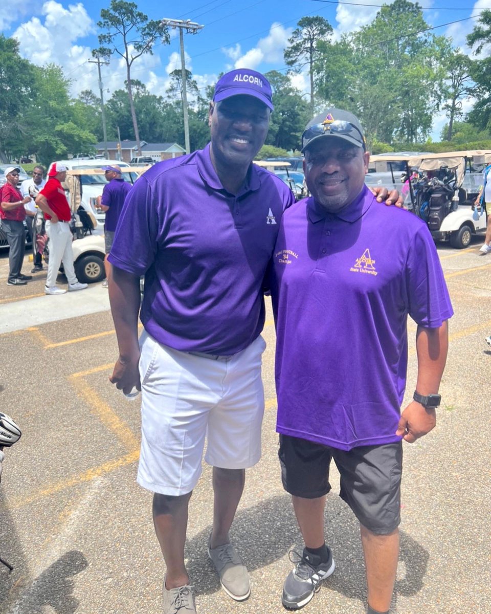 coachfolk26's tweet photo. I had a great time this weekend at the Alcorn State University Celebrity Golf Challenge. It was good seeing Torrance Small, Fred McNair, Comedian JJ Williamson, and many more. @coachfolk26 @AClubAlcorn @BRAVESSPORTS @AlcornStateFB https://t.co/LLz8sItq8S