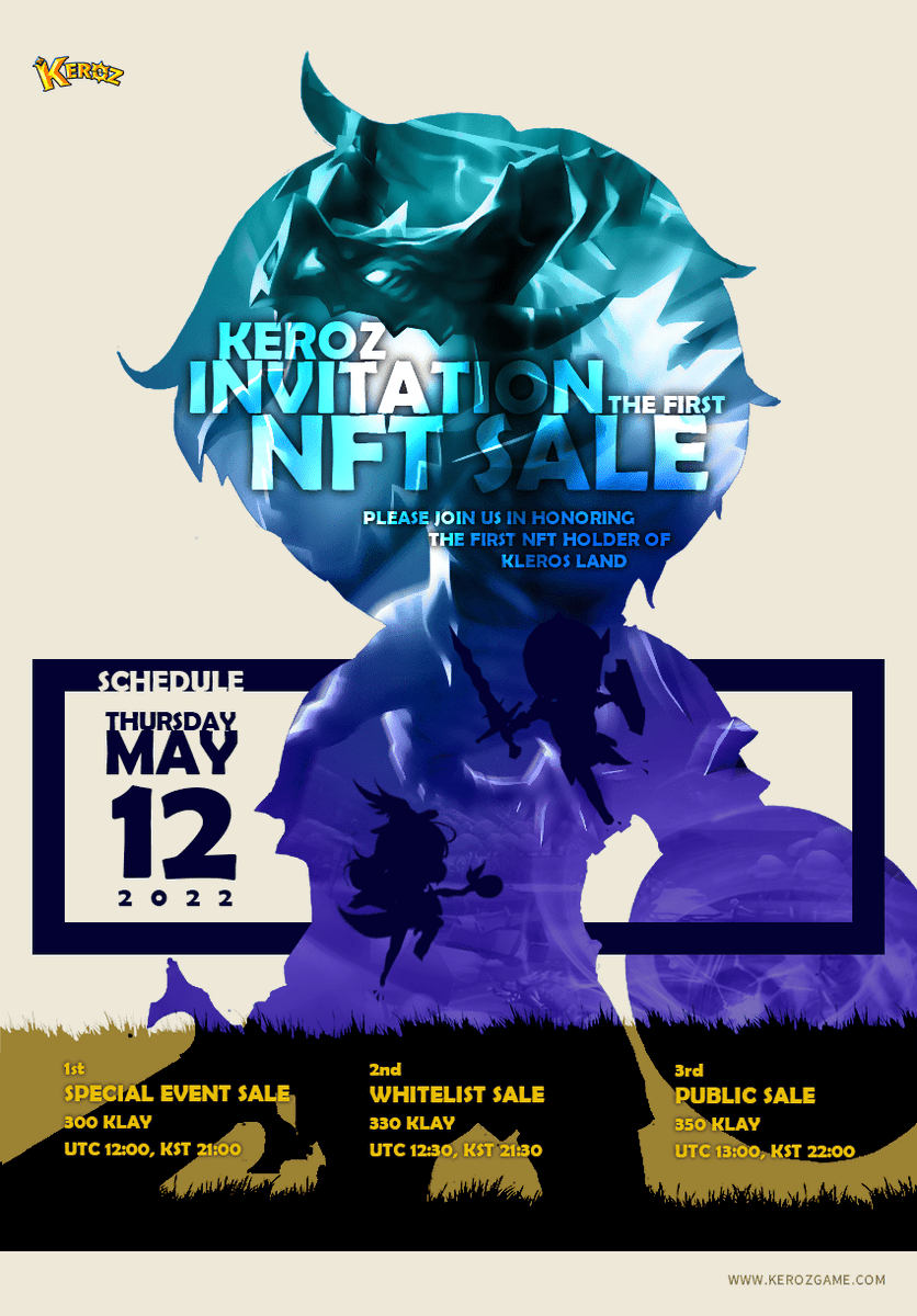 ⚔️2nd Whitelist Event Open🛡️

🏆 2nd Whitelist Event Benefits are: 
💝NFT 20, WL 1,000💝

📌Complete the mission below! 
Click the link below to participate the event:
whitelist.kerozgame.com

#airdrop #giveaways #NFT #P2E #KEROZ #land #gamefi #NFTCommumity #event