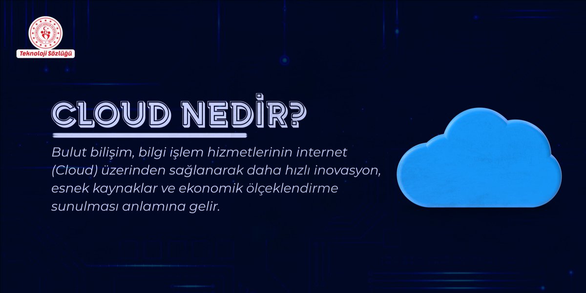 ☁️ Cloud nedir?

#TeknolojiSözlüğü