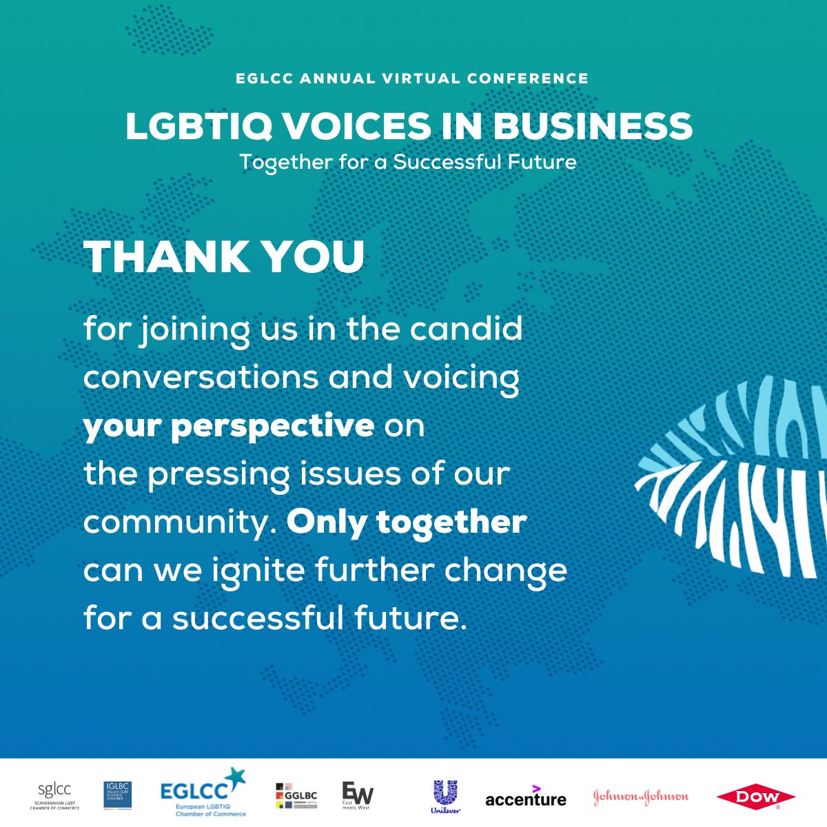 ⏳ Time to reconnect! 
(Re)watch all three topical panel discussions from the #LGBTIQ Voices in Business Conference: eglcc.eu/en/event/lgbti… 

<a href="/StefaanVreese/">Stefaan 🌈 The Gay Business Titan</a> 
<a href="/TitanologyWorld/">Titanology</a> @loop_ux
@OutBritain <a href="/emwbusiness/">East meets West</a>
<a href="/DowNewsroom/">Dow</a> <a href="/Accenture/">Accenture</a>
<a href="/Unilever/">Unilever</a> <a href="/JNJNews/">Johnson & Johnson</a>
<a href="/FLYERKING_DE/">FLYERKING</a> #LGBTQIA