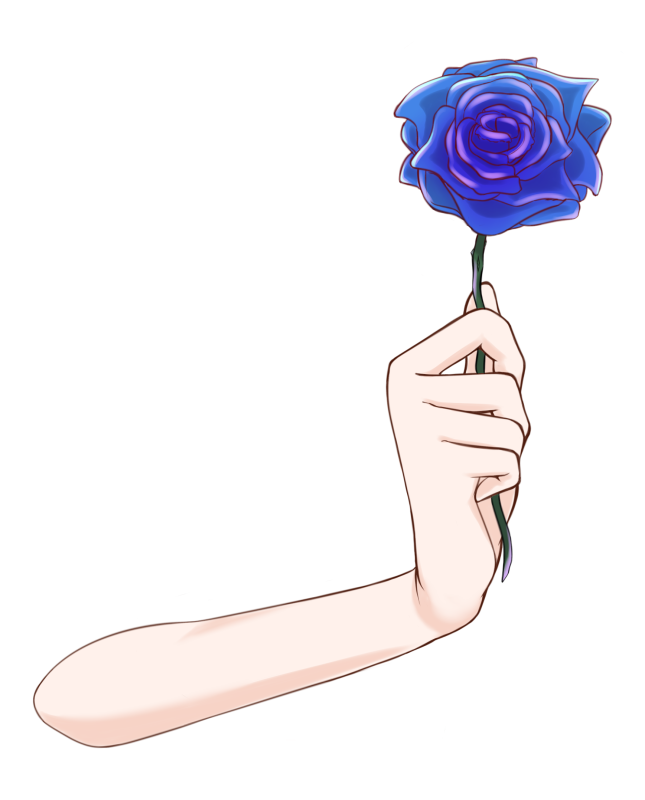 藤原ゆき イラストお仕事募集中 8月上旬以降 Vtuber素材 薔薇を持つ腕の素材になります 格好よく決めたり可愛く決めたりできると思います 使用条件 改変 自作発言 商用利用 は禁止です 可能であればこのツイートをご紹介ください