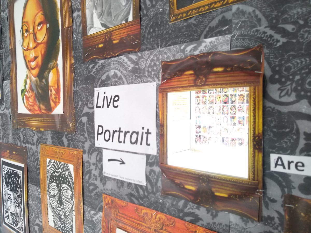 art_beal's tweet photo. Welcome to our Victorian themed wall of portraits and our latest art department pop-up! It's a celebration of portraiture from across the year groups featuring pencil drawing, printing, collage, photography &amp; painting. #bealhighschool #art #portraits #artinschools #artdepartment https://t.co/id1D6wMcuo