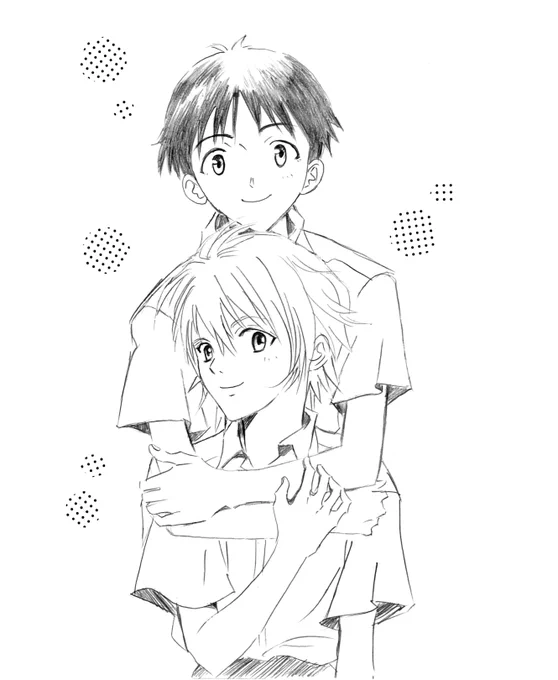 #5月3日はカヲシンの日
#カヲシンの日 
えんぴつらくがきだけど貞カヲシンで53の日おめでとう㊗いっぱいけんかしながらも(笑)一番の仲良しでいてね♥ 