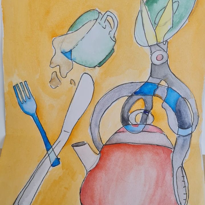 art_beal's tweet photo. A group of colour popping, personal responses to #michaelcraigmartin from year 9. They've explored everyday objects, composition and colour theory ⭐ #year9 #michaelcraigmartinartist #bealhigh #bealhighschool #artdepartment #year9 #colourtheory #composition #artinschools #popart https://t.co/XzatSMTeVH
