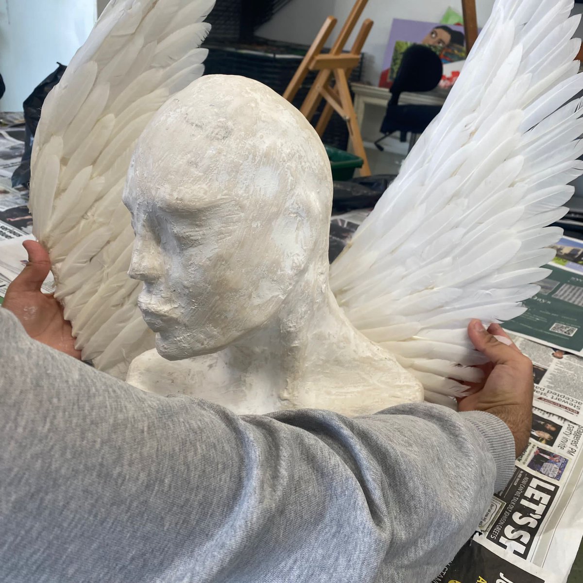 art_beal's tweet photo. The current year 12 3D project is coming to a close and the results are fantastic! 🌟 #year12 #3D #clay #sculpture #plaster #casting #plastercasting #modroc #bealhighschool #bealhigh #artdepartment #artinschools https://t.co/wst2jzAUv7