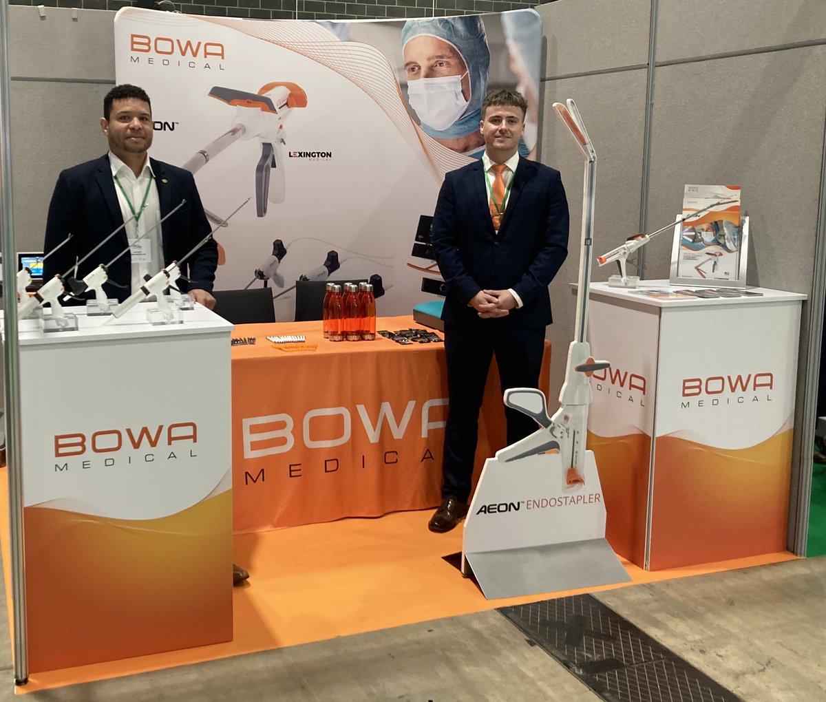 BOWAMEDICALUK's tweet photo. Visit our stand no: 8 at the  #ASGBI2022 to learn about our latest innovations in minimally invasive surgery:

🔸 #BOWALOTUS
🔸 #BOWAERGOact
🔸 #BOWAelectrosurgery
🔸 #AEONendostapler

Speak to @Lee__Roach and @JoshChandlerASM about #professionaleducation and available courses. https://t.co/StNJGGNdsj