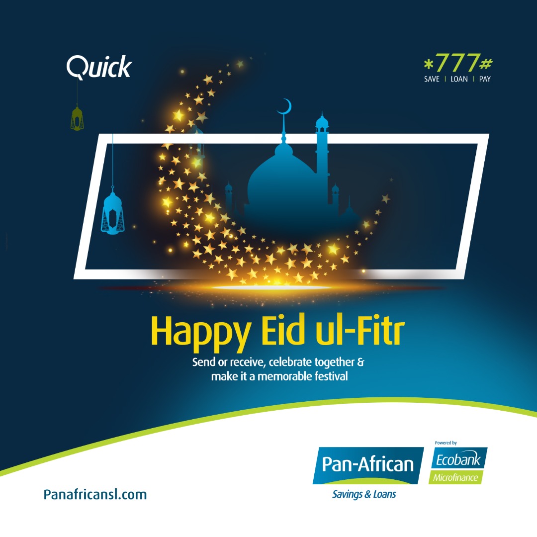 panafricanslc's tweet photo. Send and receive, celebrate together and make it a memorable festival. Happy Eid ul-Fitr
#panafricanslgh
#Quick
#QuickAgent
#deposit https://t.co/HGM23Lv7NO