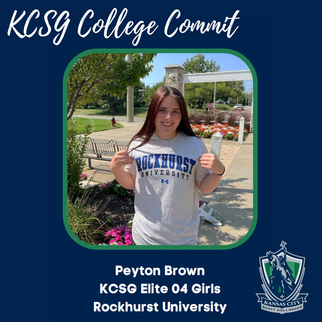 Congratulations &amp; Good Luck Peyton as you continue your academic &amp; athletic career <a href="/RockhurstU/">Rockhurst University</a> <a href="/RUhawks/">Rockhurst Athletics</a> #THRUPassion