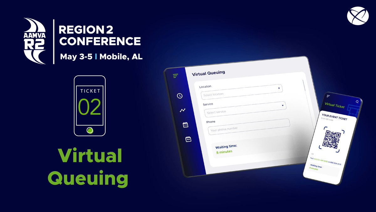 ACF_Tech's tweet photo. Ready to take your citizen experience to the next level? If you’re attending the @AAMVAConnection Region 2 conference, come by Booth #410 and learn about our #VirtualQueuing solution!
#AAMVA #CitizenExperience #QFlow https://t.co/KXcge1ZTiF