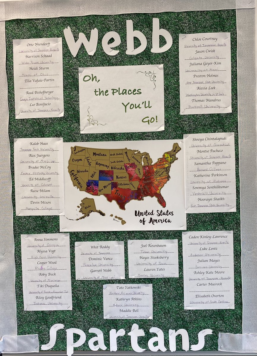 Love my seniors. You are going to be missed. Go and do amazing things <a href="/Webbschoolknox/">Webb School</a>