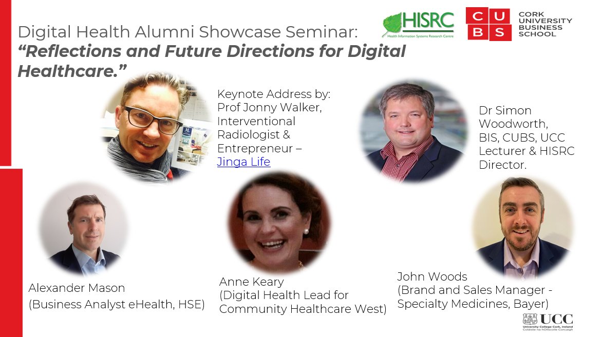 Great #DigitalHealth seminar on Friday, thanks to our speakers and to all those who attended <a href="/JingaLife/">Jinga Life</a> <a href="/JingaJohnny/">Johnny Walker</a> <a href="/c_heavin/">CHeavin</a> <a href="/CUBSucc/">Cork University Business School (CUBS)</a> <a href="/UCC/">UCC Ireland</a> #Innovation <a href="/HISRC_UCC/">HISRC UCC</a> @simonwoodworth <a href="/johnewoods/">John Woods</a> <a href="/Alexand21771322/">Alexander Mason</a>