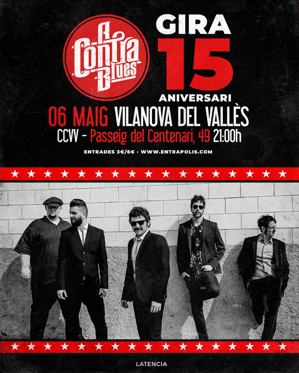 y después de la Tv... seguimos para Bingo!
Este viernes atacamos en Vilanova del Vallès.
Entradas ya a la venta: bit.ly/3s7nw2a
Os espramos!
#acontrablues #acb #15años #15aniversario #celebración #anniversary #aniversario #vilanovadelvalles #rockandroll #rock #daleduro