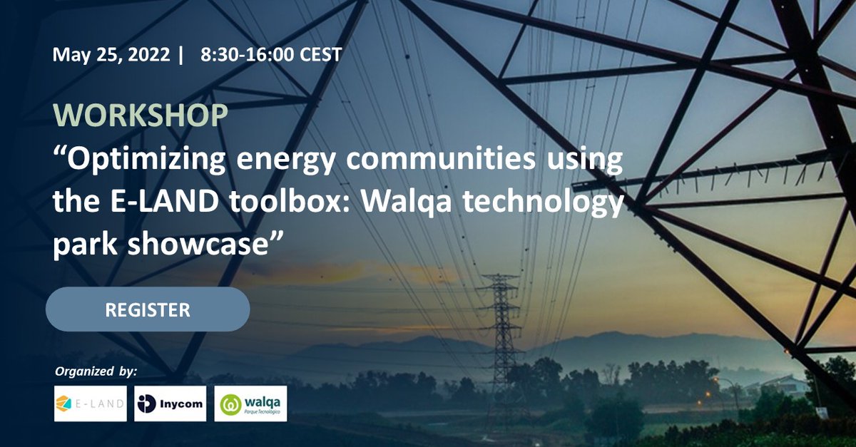 Looking for ways to optimize the #energyefficiency of your #energycommunity?
E-LAND is hosting a workshop showcasing the E-LAND toolbox in Walqa technology park. You will get to know the toolbox and how it may impact your energy community. Read more here: hubs.ly/Q019mPL_0