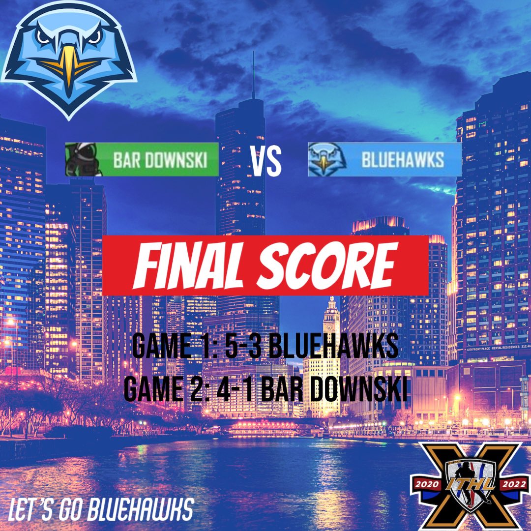 We go 1-1 on the night VS <a href="/BardownskiITHL/">Bardownski Hockey</a>!