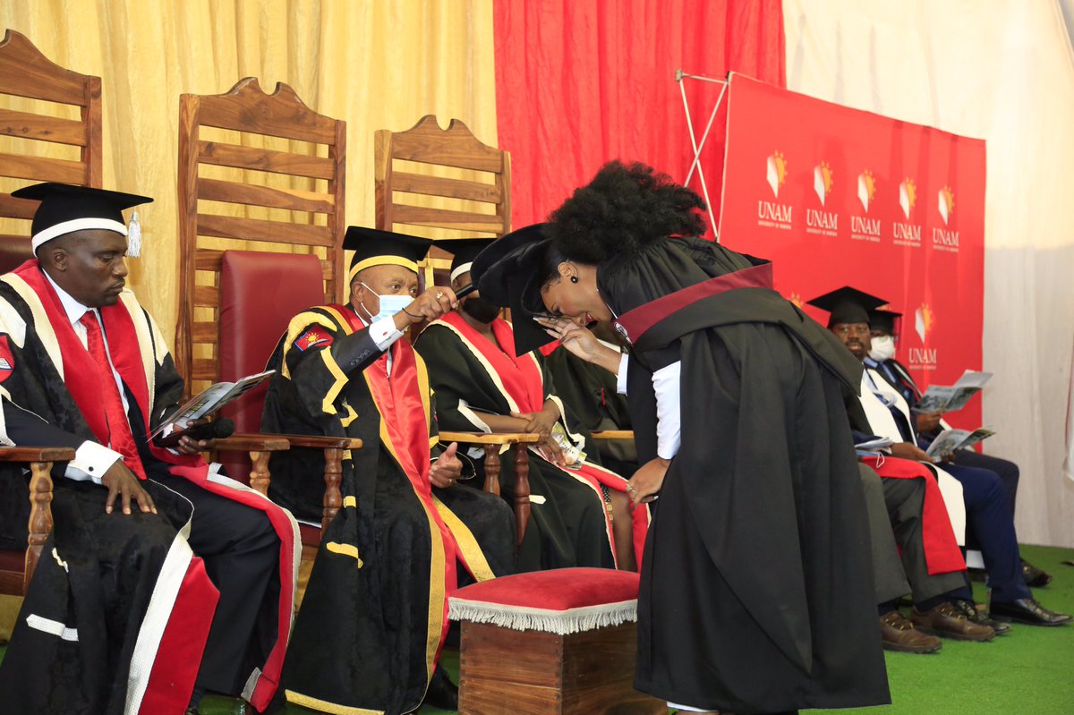 unam_na's tweet photo. To our Katima Mulilo graduates, you finally did it! π₯³π©βπ
You survived the pressure, endured the challenge and stayed the course.
We are so proud to call you a UNAM Alumni. Congratulations π
#KatimaMuliloGraduation #2022UNAMGraduation https://t.co/lUJ9ebXcxf
