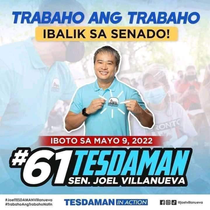 m_chelless's tweet photo. #BotoKoParaKayTesdaman
#61TESDAMAN
#JoelVillanueva https://t.co/1bIL0woWJj