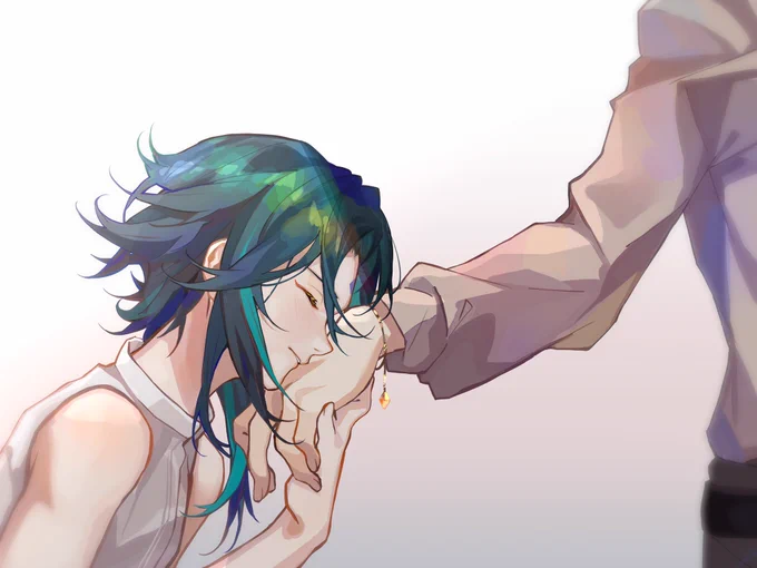 Kiss #原神 #Albedo  #klee  #kamisatoayaka  #kamisatoayato #thoma  #xiao  #zhongli  #venti 