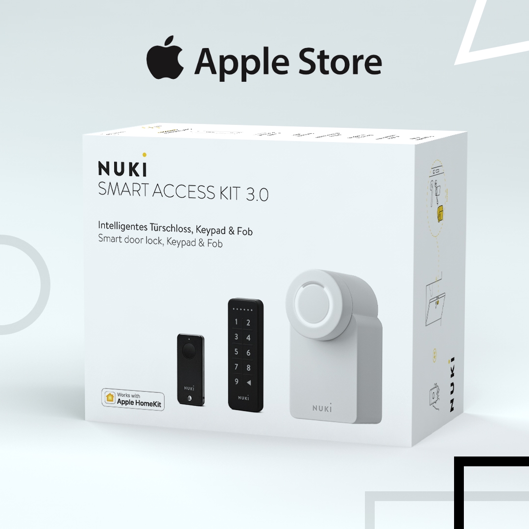 NUKI Smart Lock 3.0 Works with Apple Homekit