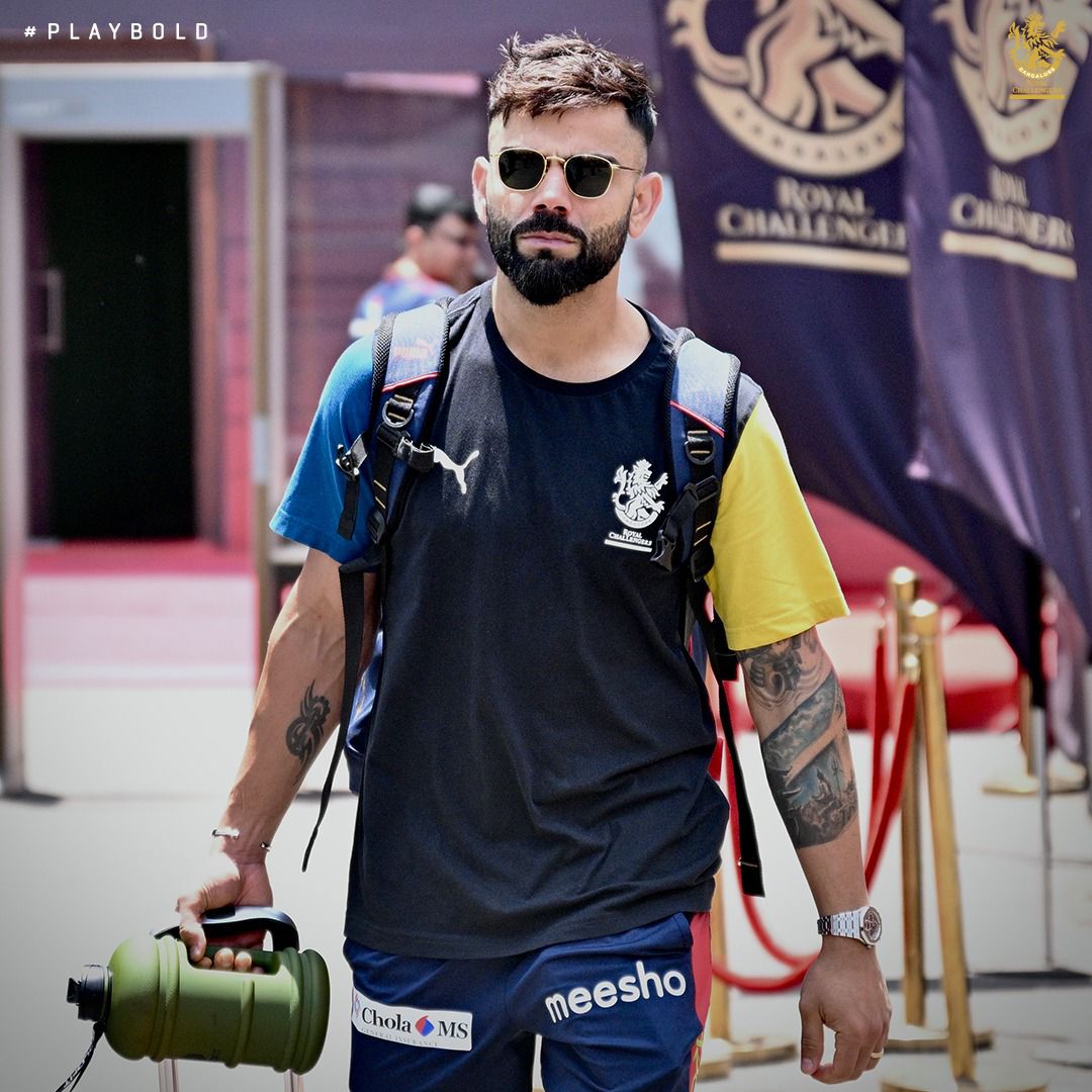 Virat Kohli travelling in style in the new #RCBxPUMA Athleisure Collection. 😎🔥

Click on the link to get yours NOW: royalchallengers.com/product-listing 👊🏻

#PlayBold #WeAreChallengers #IPL2022  #Mission2022 #RCB  #ನಮ್ಮRCB
