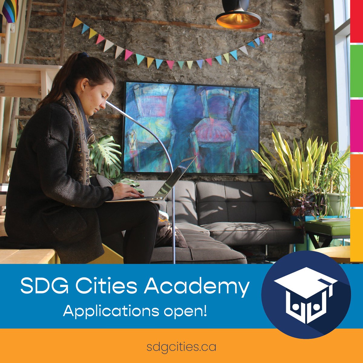 10Carden's tweet photo. Applications have opened again for the SDG Cities Academy!🌎

Are you interested in learning more about the UN Sustainable Development Goals (SDGs) and how take action locally?

Learn more and apply today👇https://t.co/GgaXgJfAYW https://t.co/ualFZv4gRx
