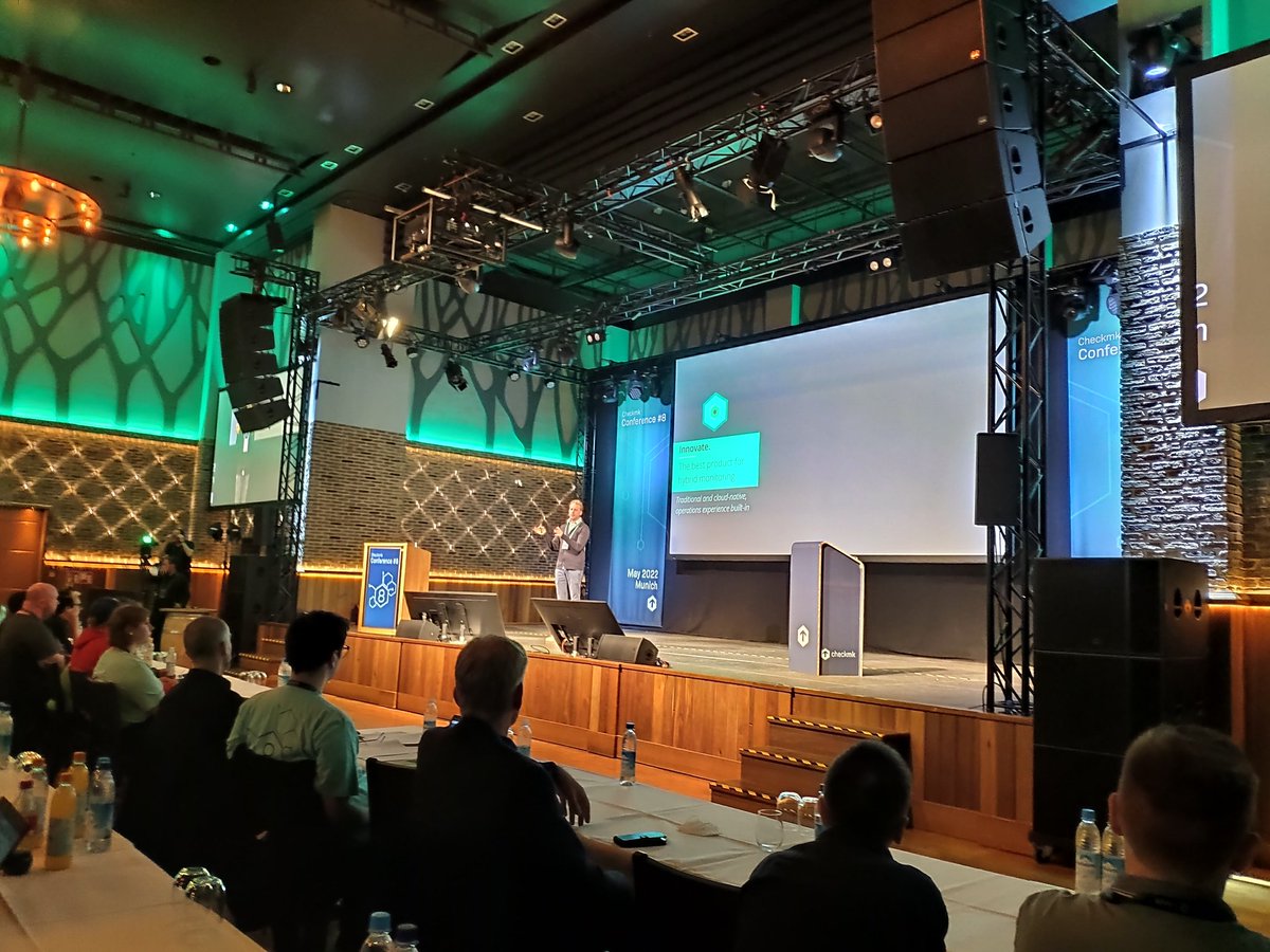 It's on! #cmkconf8 kicking things of with the opening of #checkmk #conference