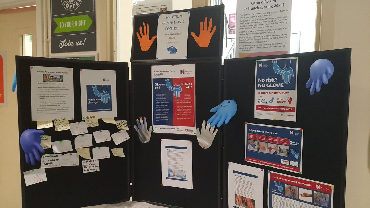 RinaSoBo's tweet photo. #GAW22 ESTH IPC team information and awareness stall and pledges to change practice and improve sustainability in health and care practice. https://t.co/xpe4E7w9jI