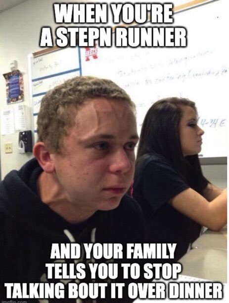 stepnPH's tweet photo. hows everyone doing? My family hates it when i talk STEPN. so I go to twitter and reddit instead to let it out. Its been a crazy couple weeks with all the updates happening left and right. how are ya'll? https://t.co/6GUnCi05eP