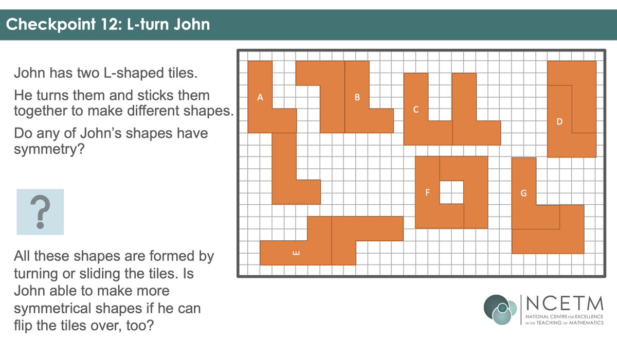 LearningMaths's tweet photo. A new set of #NCETMCheckpoints has just gone live. 24 tasks around transformations featuring snail jeopardy and one of my favourite puns ever! https://t.co/4kUqmhwg9H