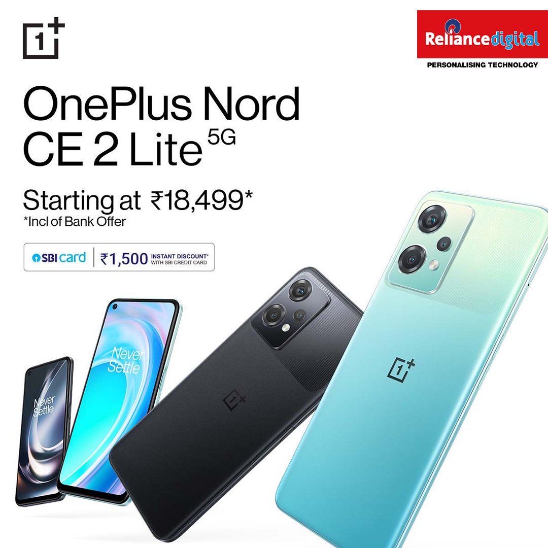 OnePlus Nord CE 3 Lite 5G - Lowest Prices Ever with Bank Offers on