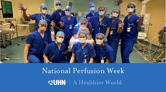 UHN's tweet photo. For #NationalPerfusionWeek we want to highlight the importance of perfusionists at #TeamUHN's @MichenerInst for providing quality care and attention to patients. Thank you for your innovative and remarkable work! https://t.co/QJEOY9cd75