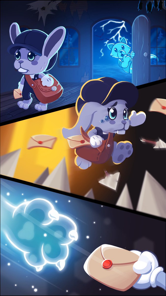 GhostMailGame's tweet image. Delivering letters to ghosts is not an easy job (｡T ω T｡)

#indiedev #gamedev #indiegame #ghost #furry