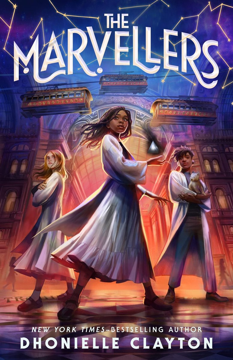 HAPPY BOOK BIRTHDAY to @brownbookworm & #TheMarvellers!! 

Magic school is officially in session at the Arcanum Training Institute! 🌟✨

So excited for Marvellers everywhere to experience the wondrous magic and adventure of Dhonielle's world, where all are welcome!✨💫