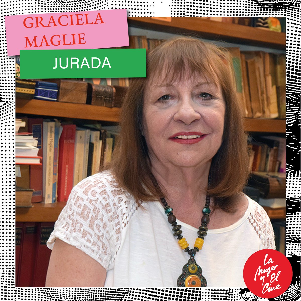 LaMujeryElCine's tweet photo. Les presentamos a lxs Juradxs de la edición 2022 de @lamujeryelcine!
Graciela Maglie es guionista de cine y televisión y socióloga por la UBA. Inició su carrera autoral en 1983; escribió veinte largometrajes, series televisivas, especiales y documentales. #lamujeryelcine #jurada https://t.co/fPldY6UaH7