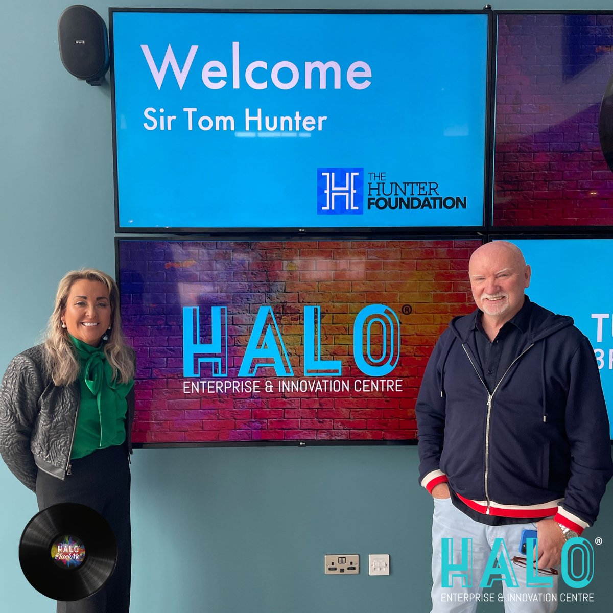 An absolute pleasure to welcome <a href="/SirTomhunter/">Sir Tom Hunter</a> to the <a href="/HALORockMe/">HALO#RockMe WorkSpace</a> Trading Floor! 

Sir Tom was visiting us today to see the brilliant work being done <a href="/HALORockMe/">HALO#RockMe WorkSpace</a>. 🤟🏻