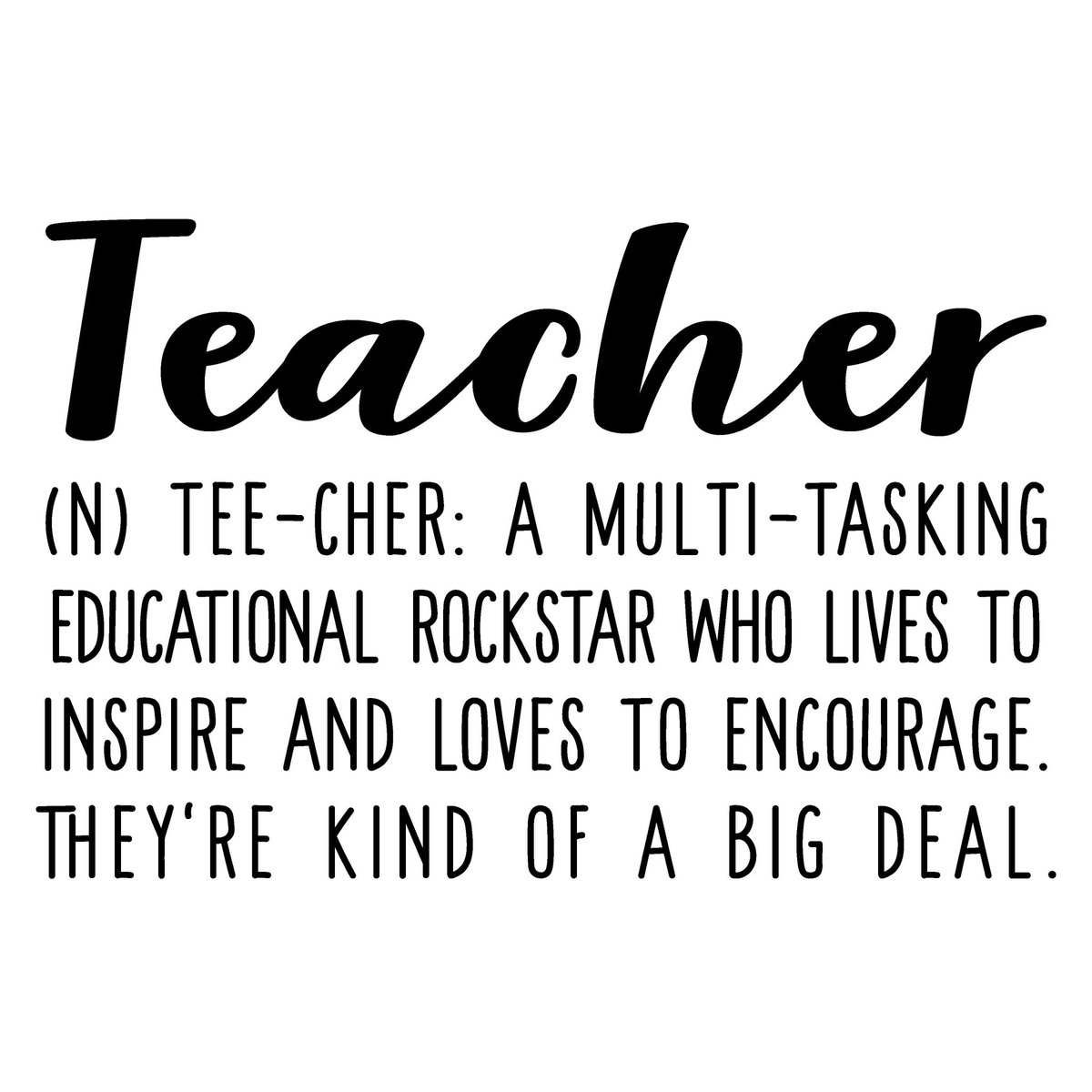We love our teachers!!!