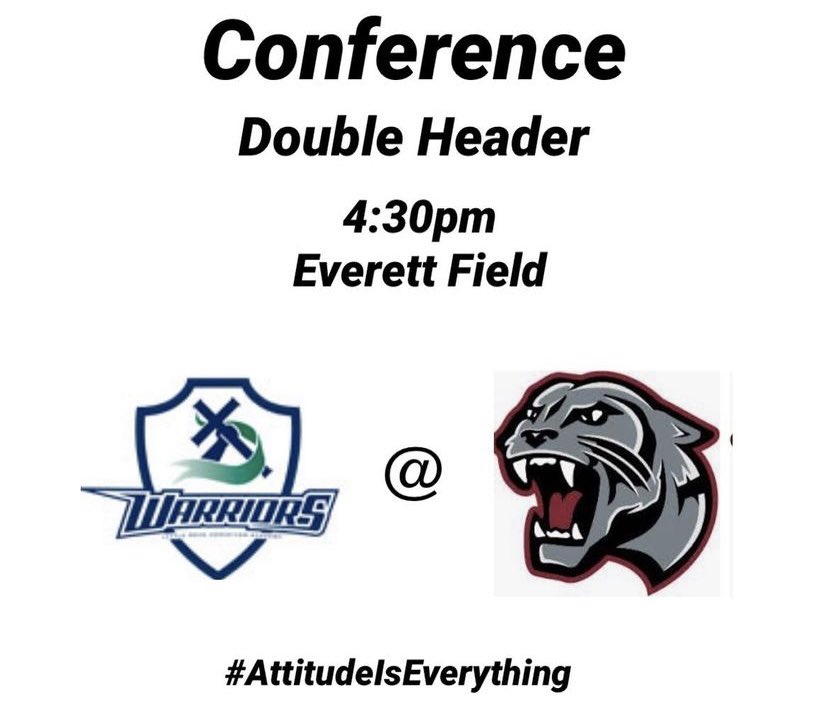 BentonTDClub's tweet photo. Double header tonight at Everett Field as the Panthers host the Warriors. Let’s fill the stands and root for the home team! @PantherRBI #PackthePark #OnePanther https://t.co/YyWxI9gLSw