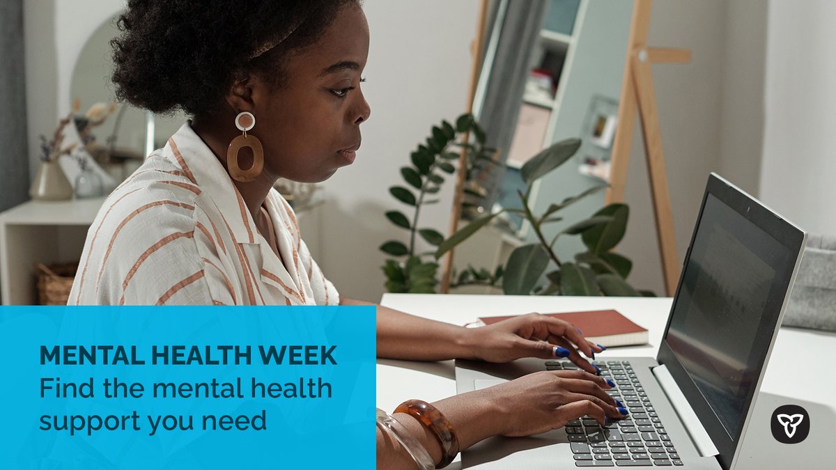 ONThealth's tweet photo. Take some time this #MentalHealthWeek to learn about the supports available to you and how to get help when you need it. #MentalHealth is just as important as your physical health. https://t.co/HvuRvnroTg https://t.co/tJbnQTRN8O